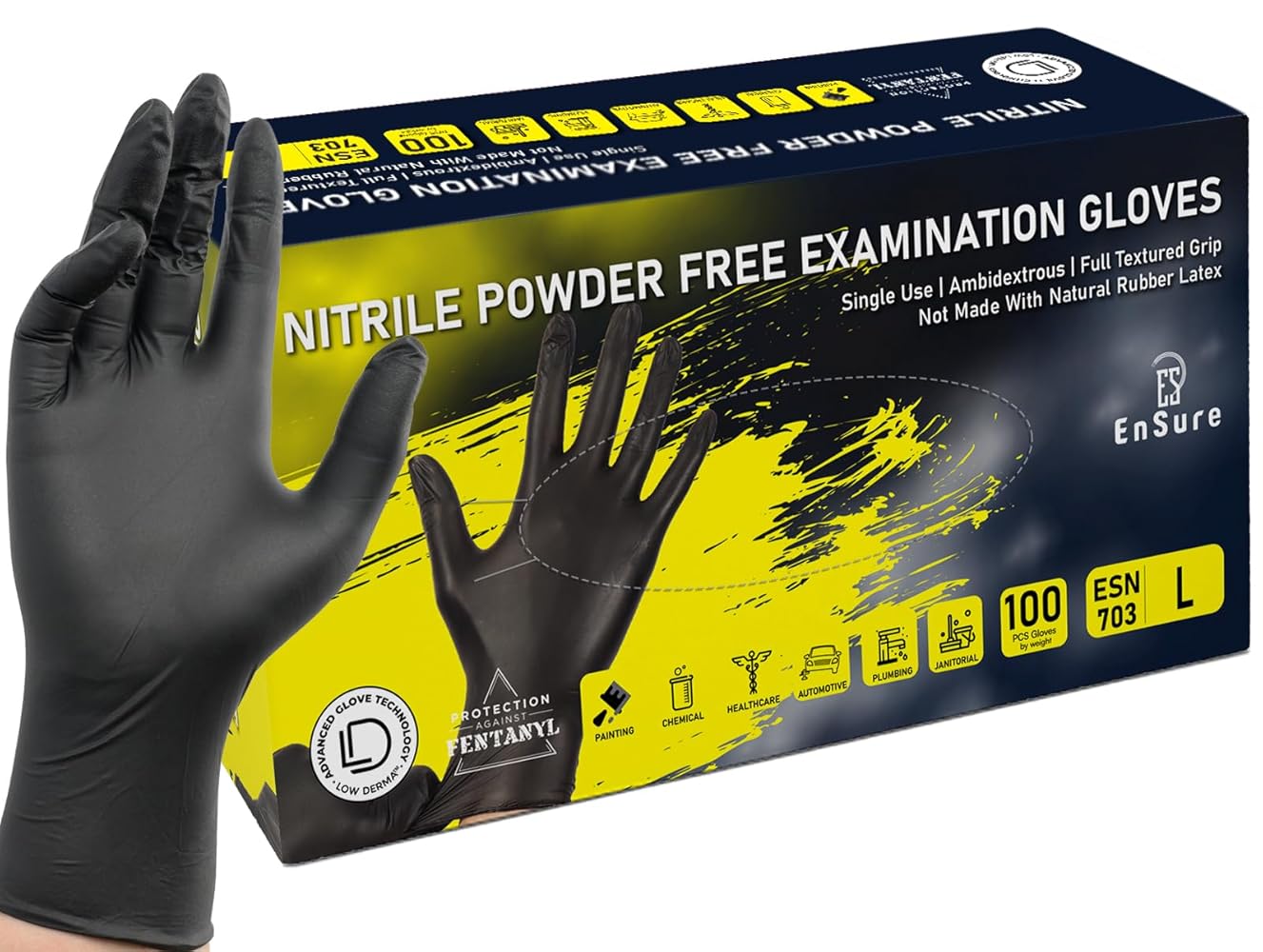 Illustrative example of 7 mil nitrile gloves from Google Search