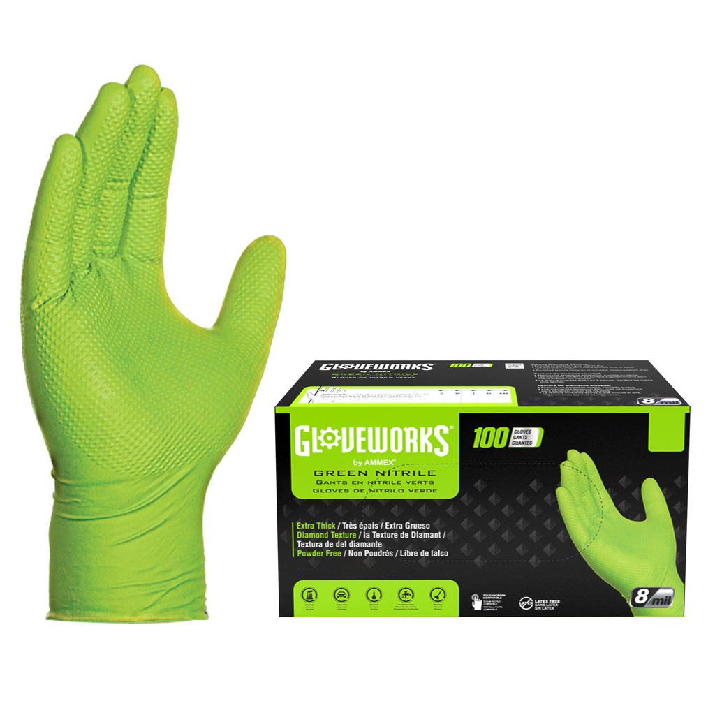Illustrative example of 8 mil nitrile gloves from Google Search