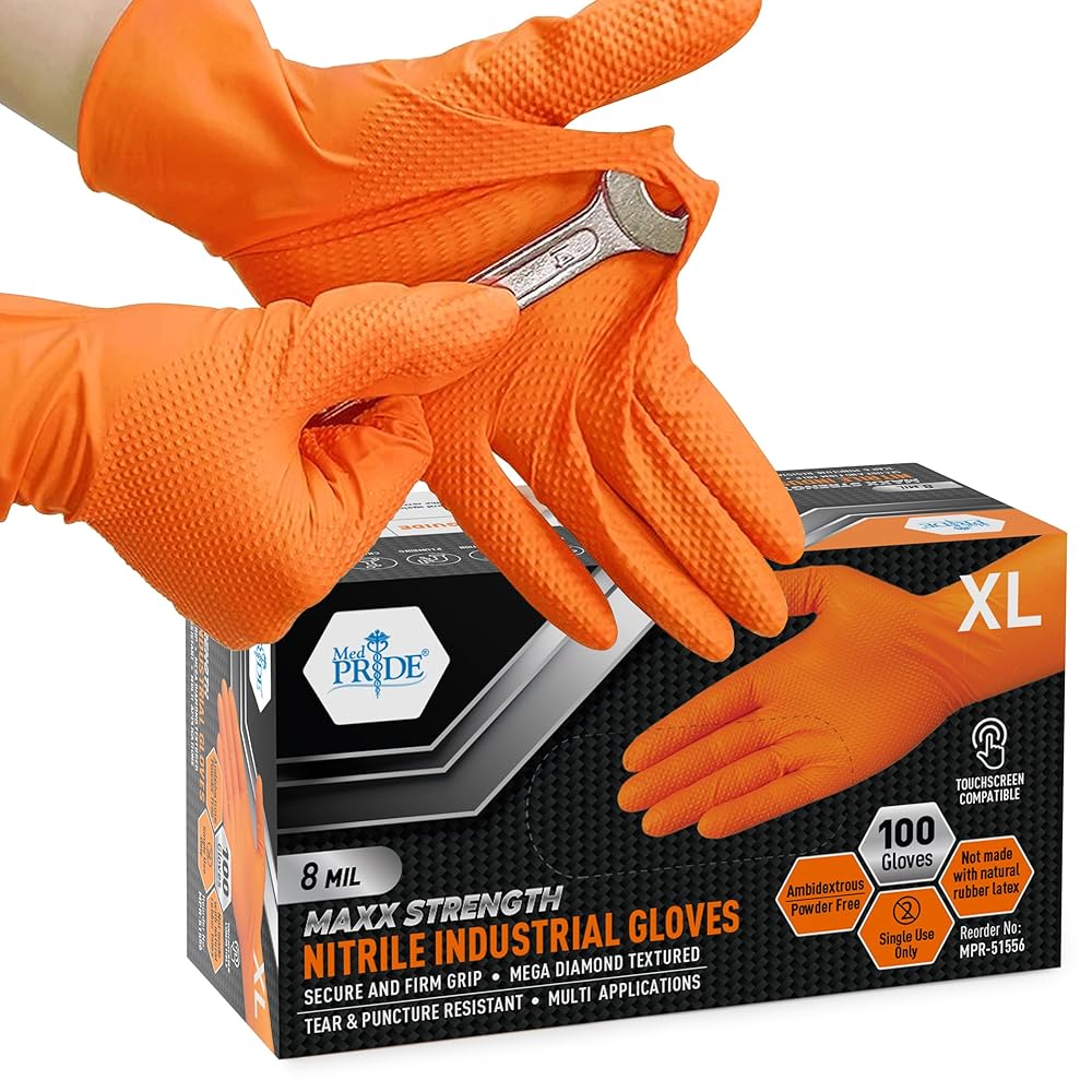 Illustrative example of 8 mil nitrile gloves from Google Search
