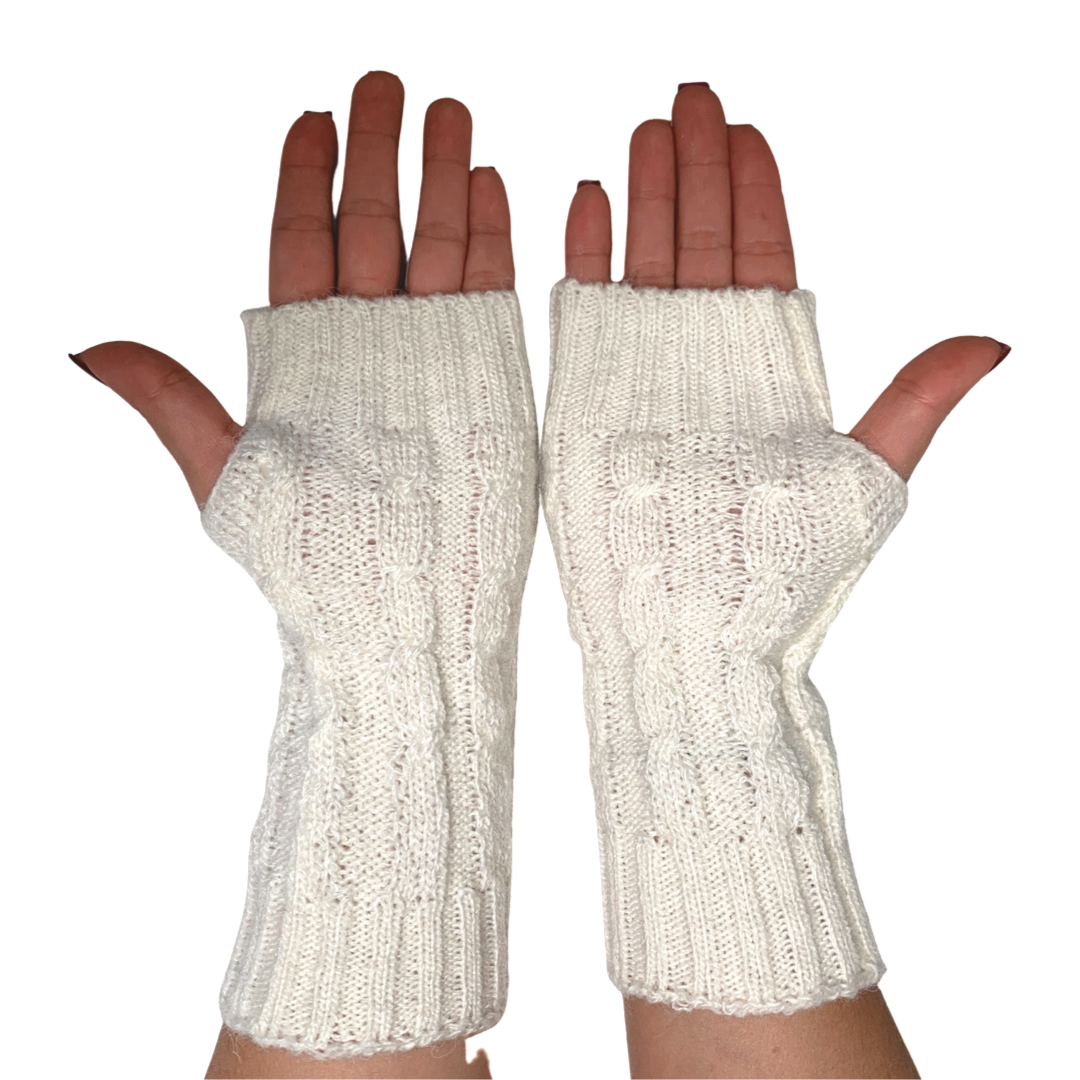 Illustrative example of alpaca fingerless gloves from Google Search