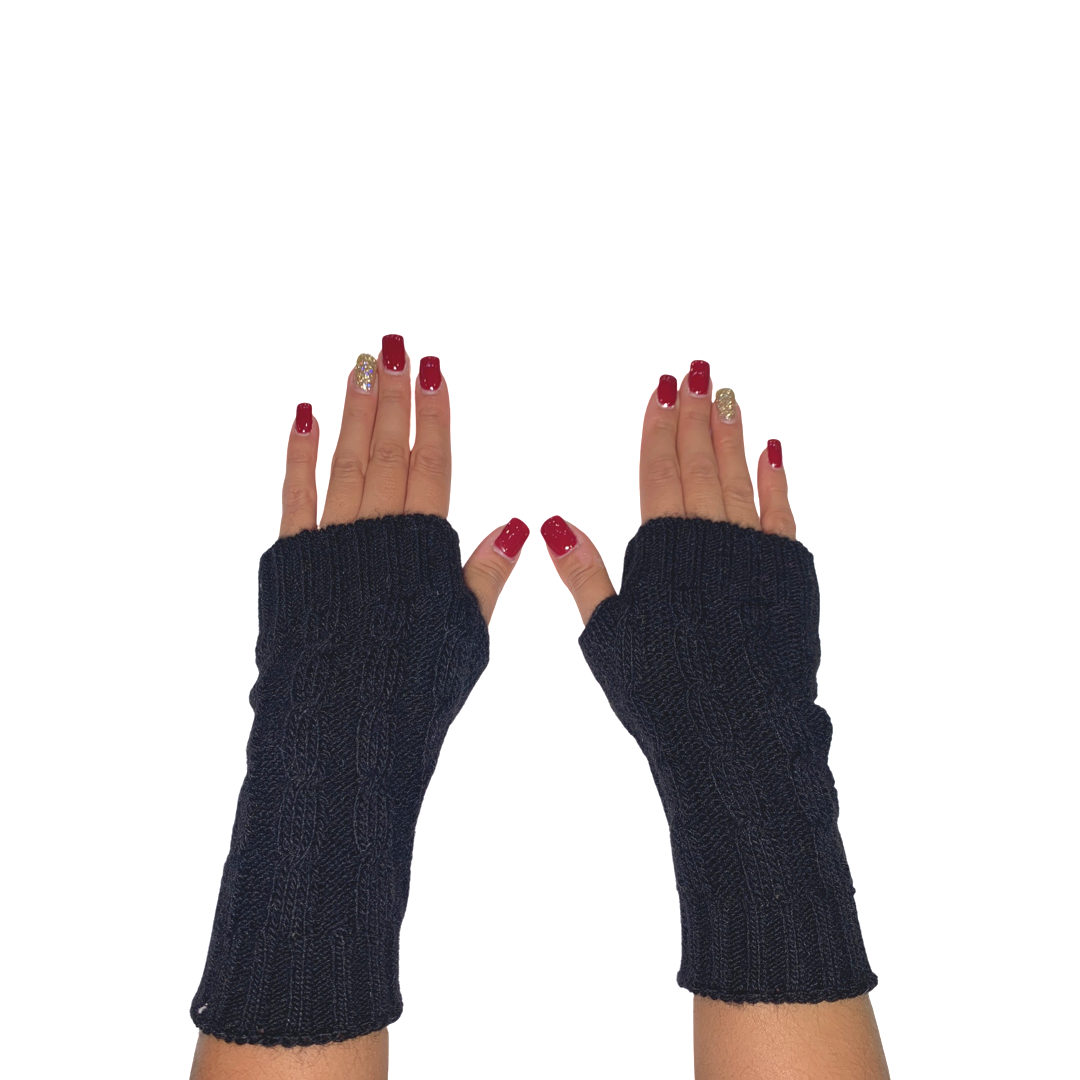 Illustrative example of alpaca fingerless gloves from Google Search