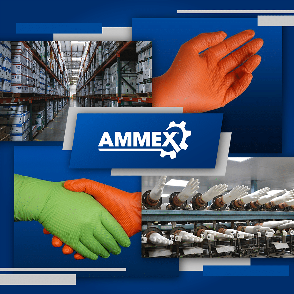 Illustrative example of ammex gloves from Google Search
