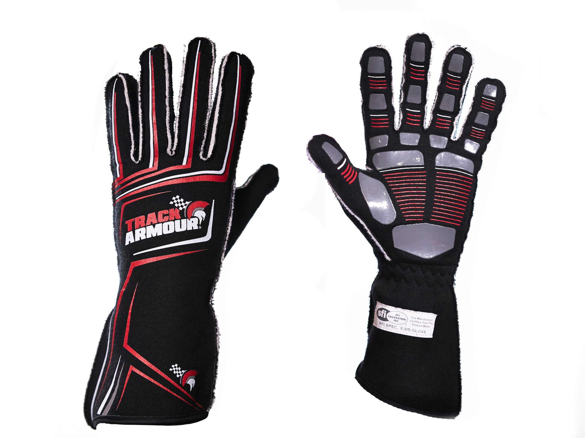 Illustrative example of auto racing gloves from Google Search