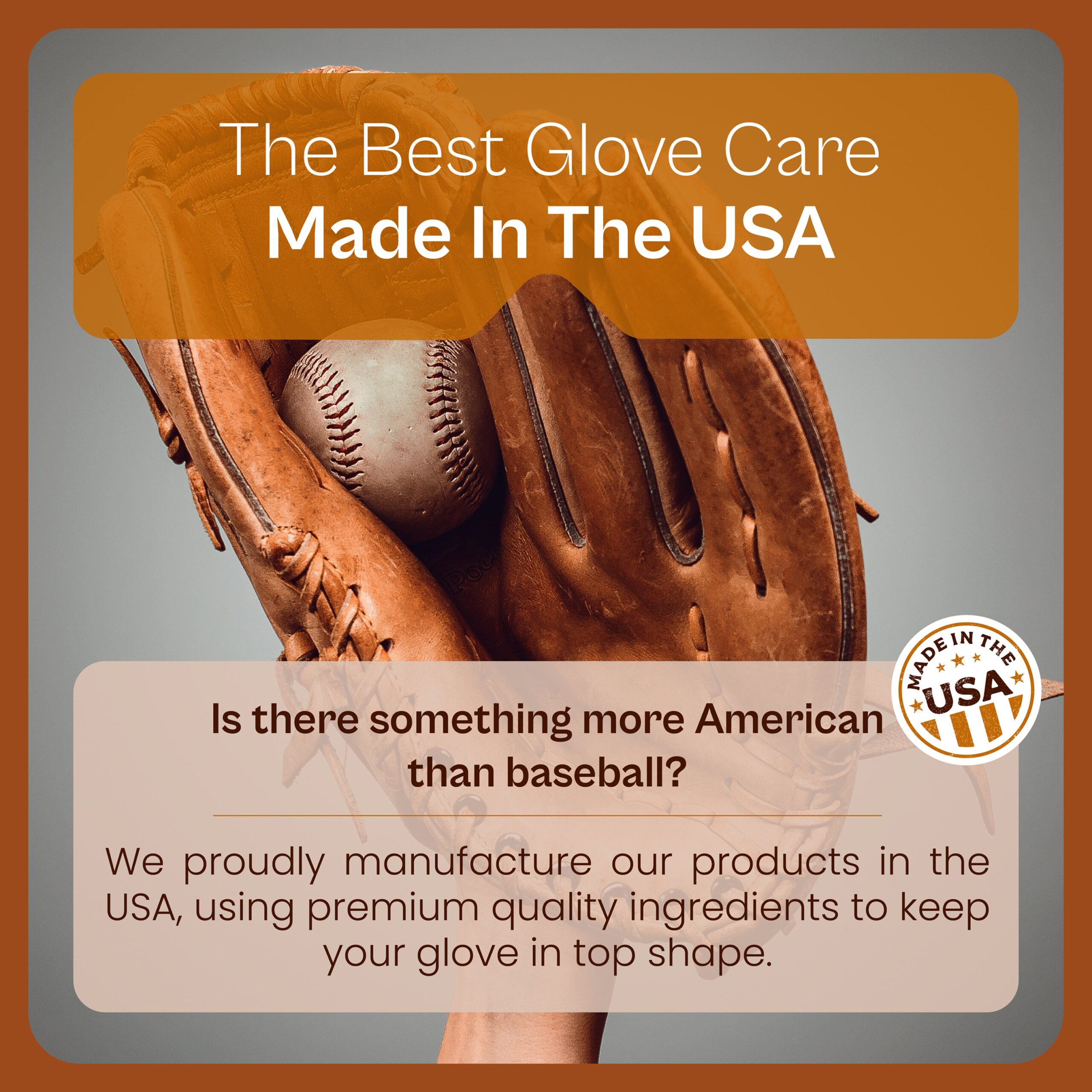Illustrative example of baseball glove break in service from Google Search