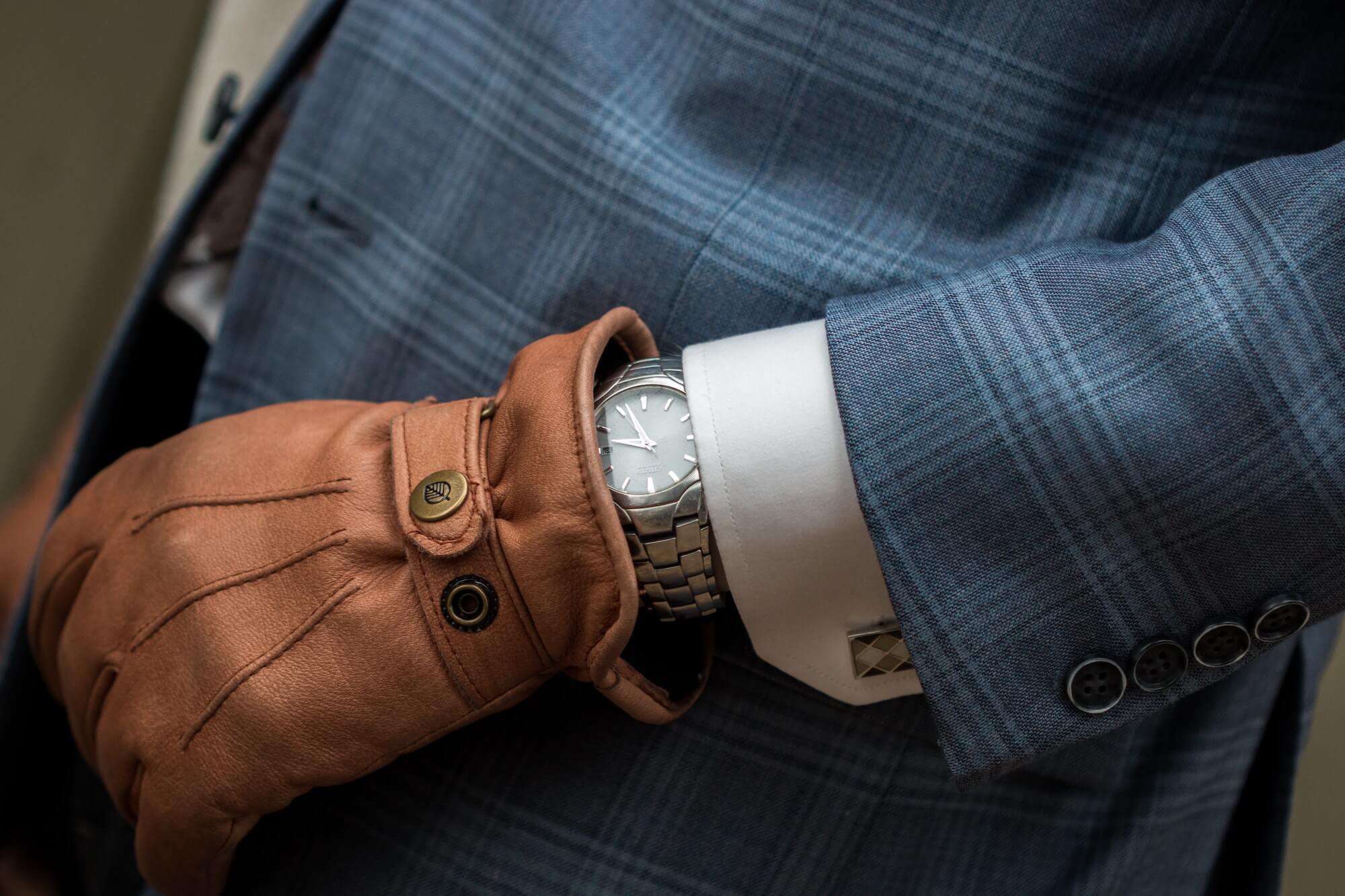 Illustrative example of best men's leather gloves from Google Search