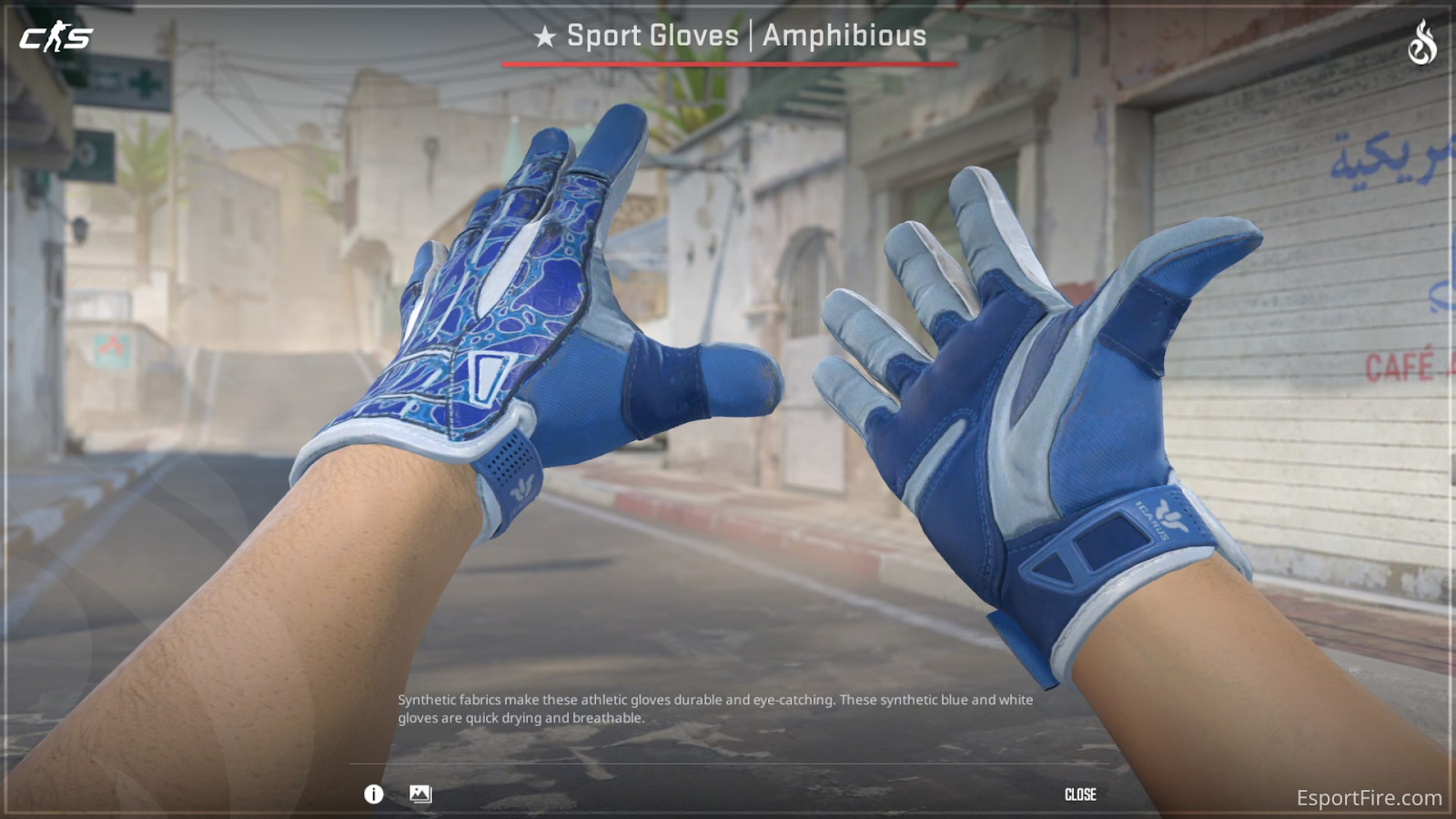 Illustrative example of blue gloves cs2 from Google Search