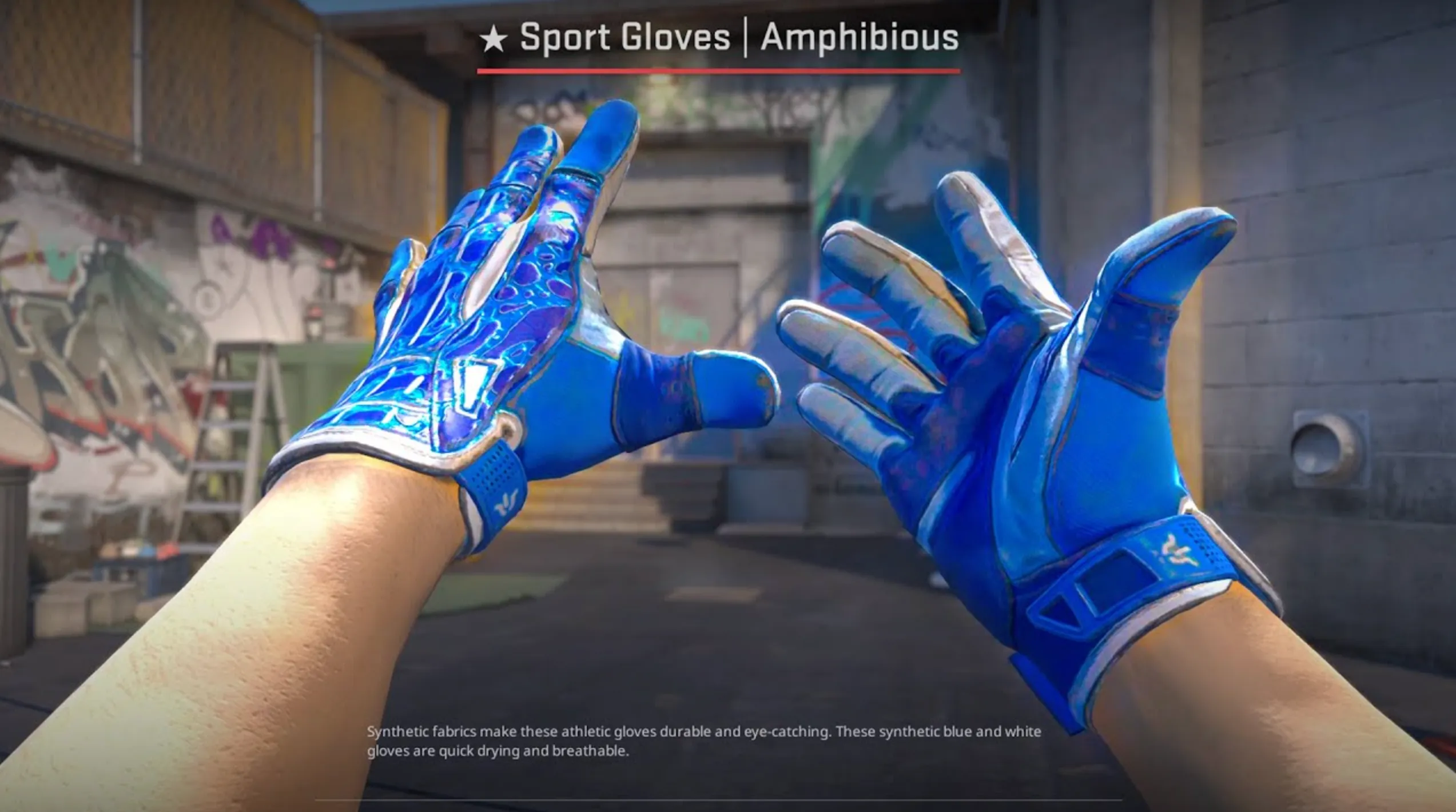 Illustrative example of blue gloves cs2 from Google Search