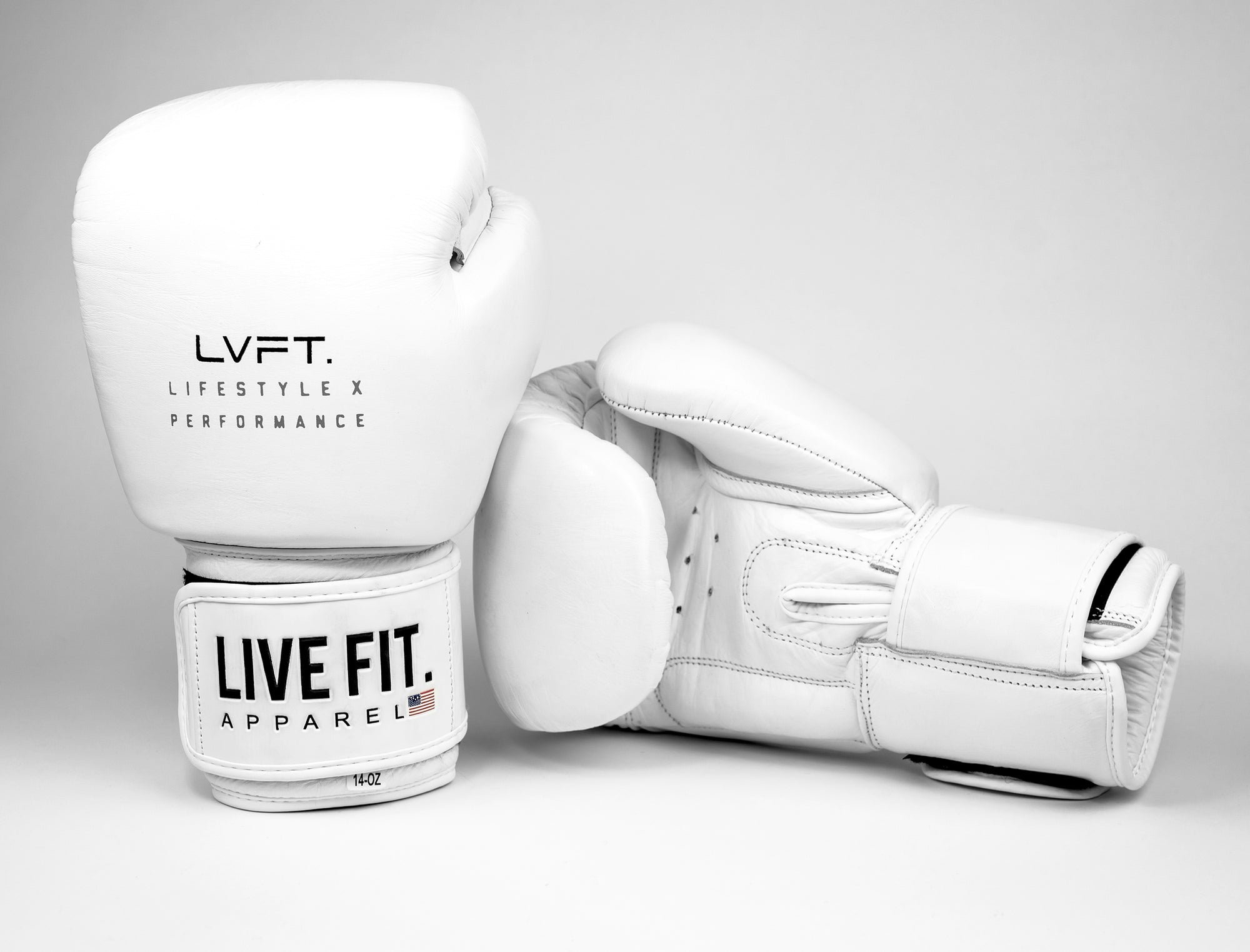 Illustrative example of boxing gloves all white from Google Search