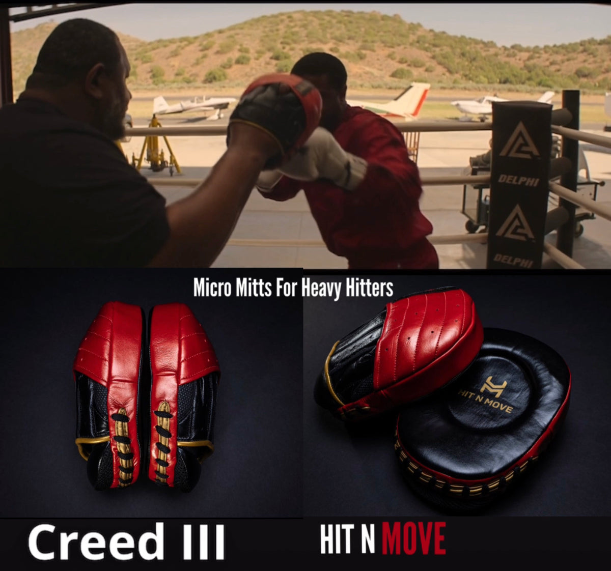 Illustrative example of boxing mitts gloves from Google Search