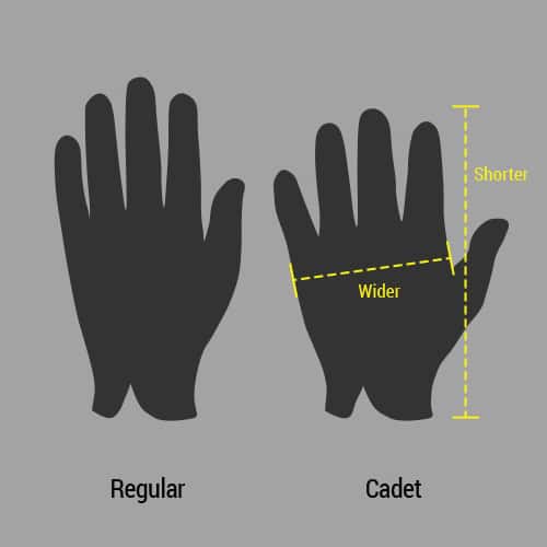 Illustrative example of cadet golf glove from Google Search