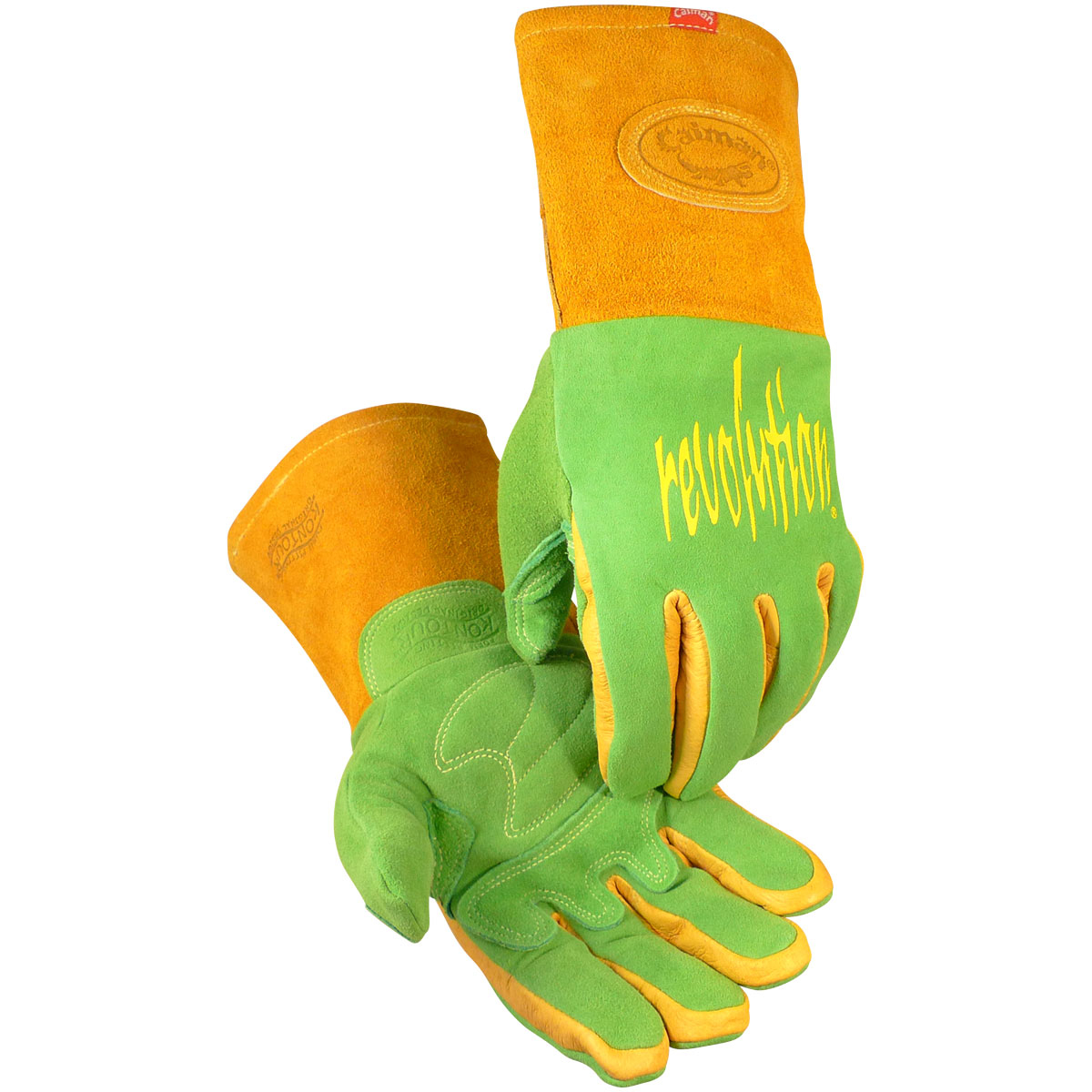 Illustrative example of caiman welding gloves from Google Search