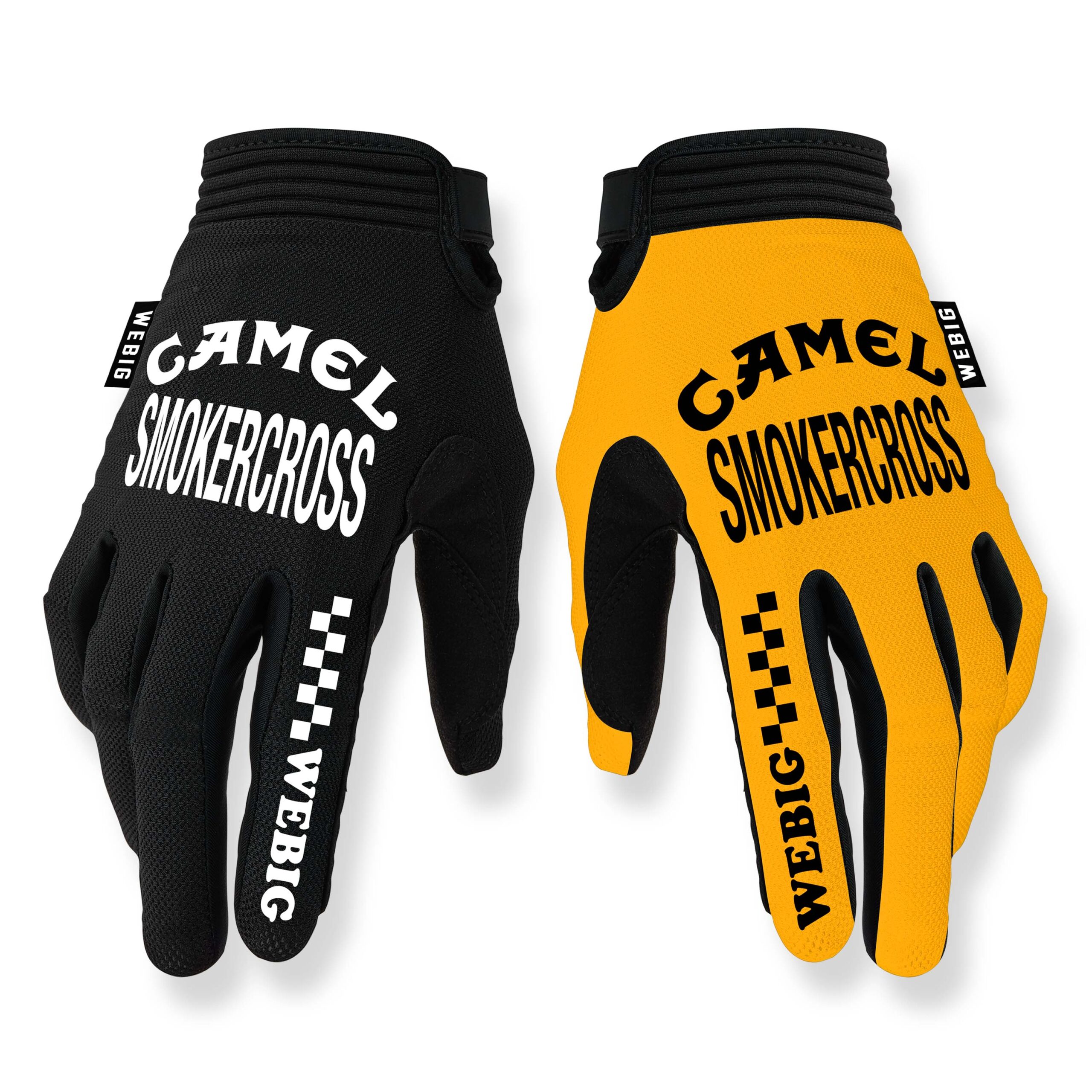 Illustrative example of camel racing gloves from Google Search