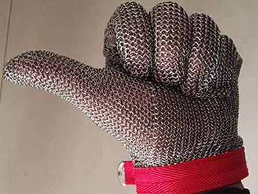 Illustrative example of chain mill gloves from Google Search