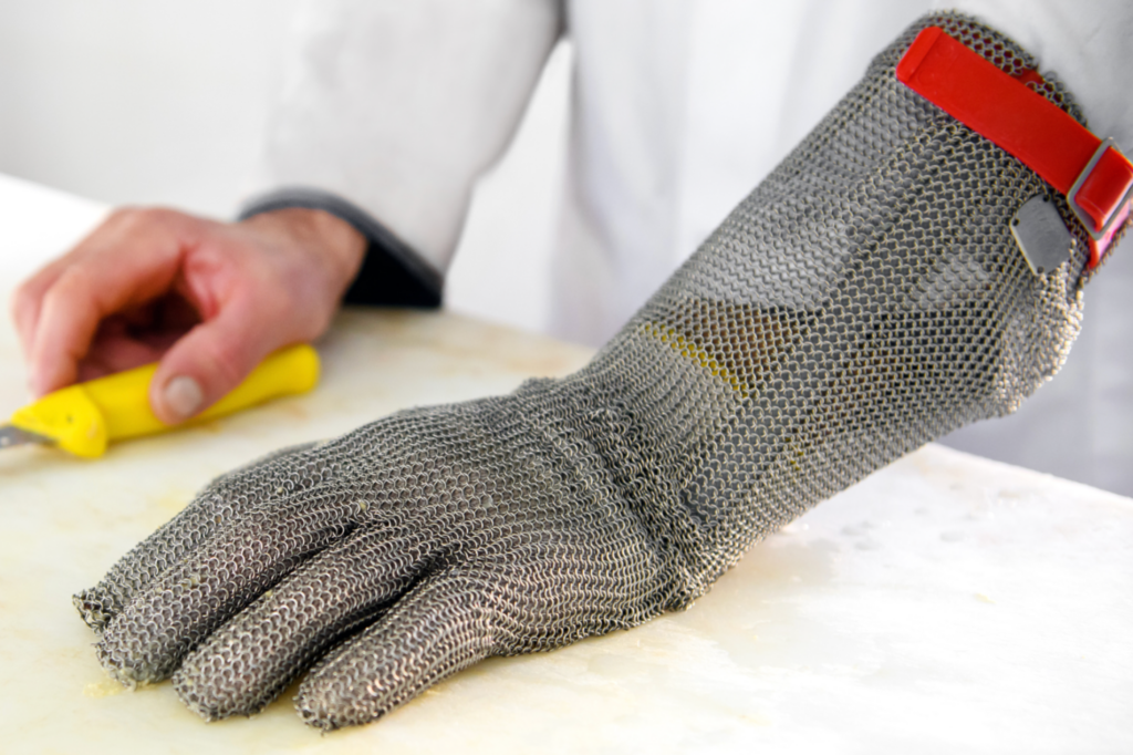 Illustrative example of chainmail glove from Google Search