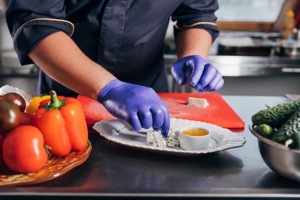 Illustrative example of chef gloves from Google Search
