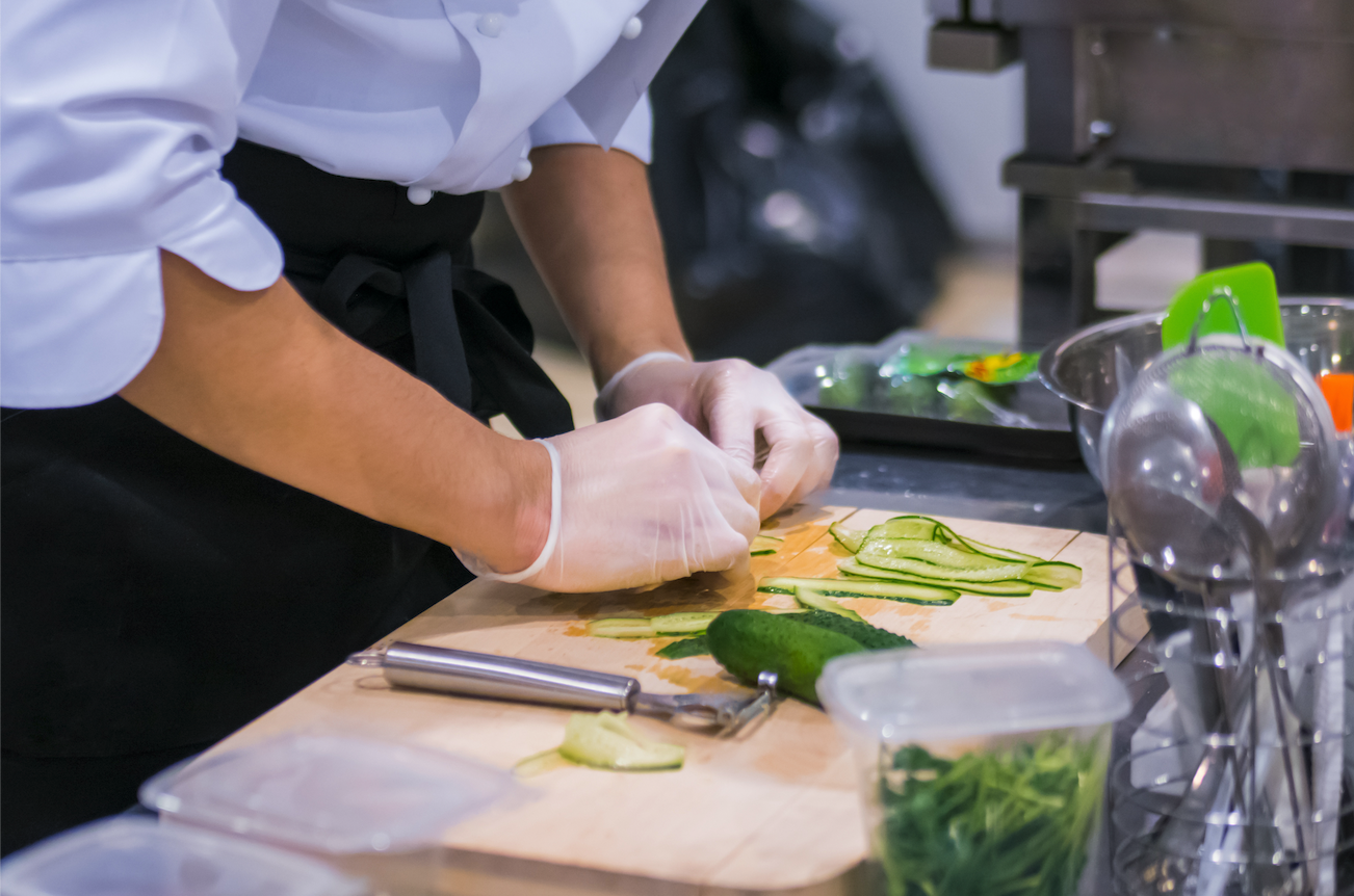 Illustrative example of chef gloves from Google Search