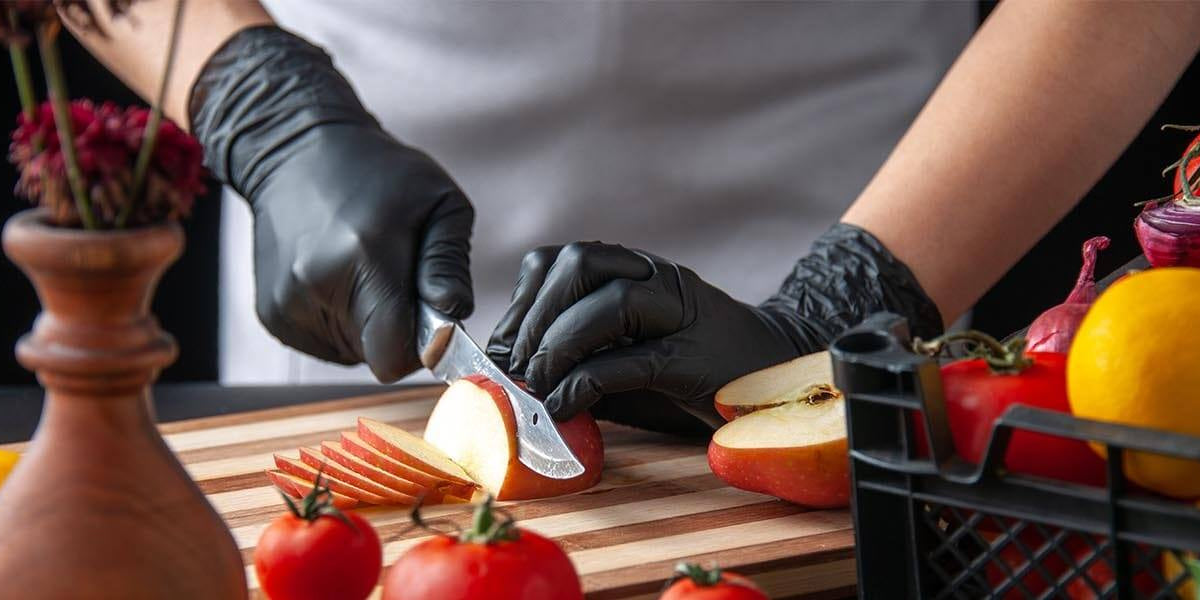 Illustrative example of chef gloves from Google Search