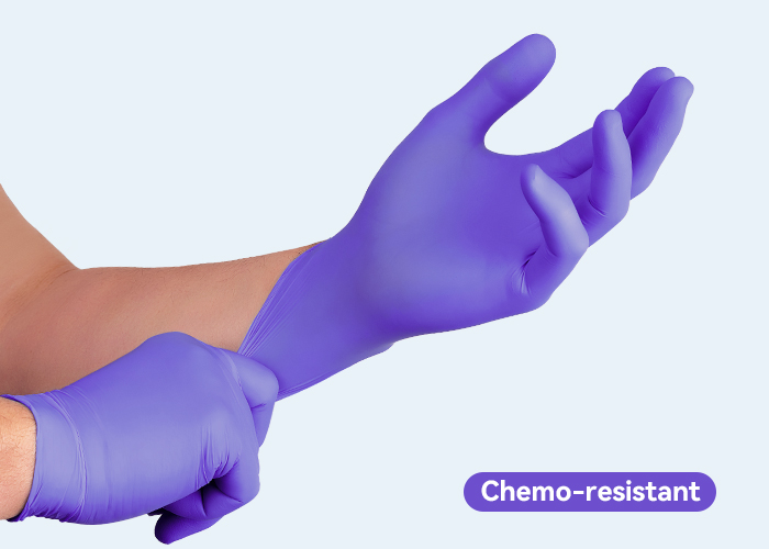 Illustrative example of chemotherapy gloves from Google Search