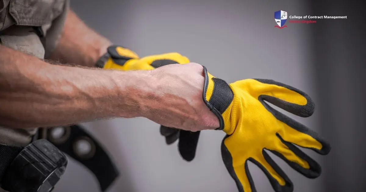 Illustrative example of concrete gloves from Google Search