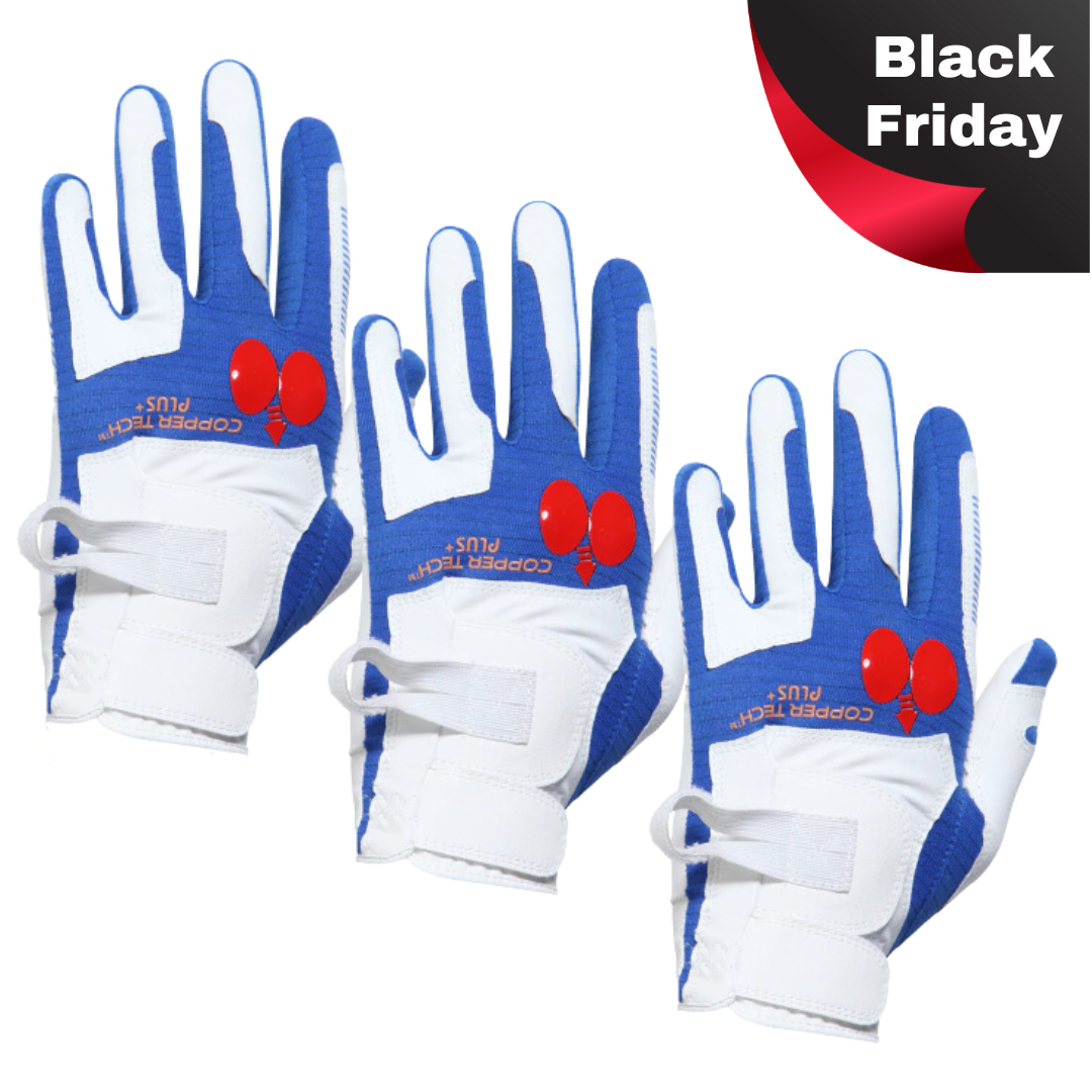Illustrative example of copper tech golf glove from Google Search