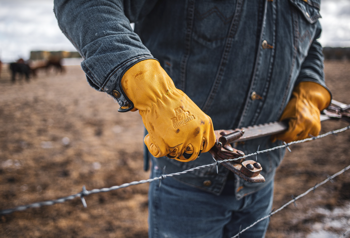 Illustrative example of cowboy gloves from Google Search