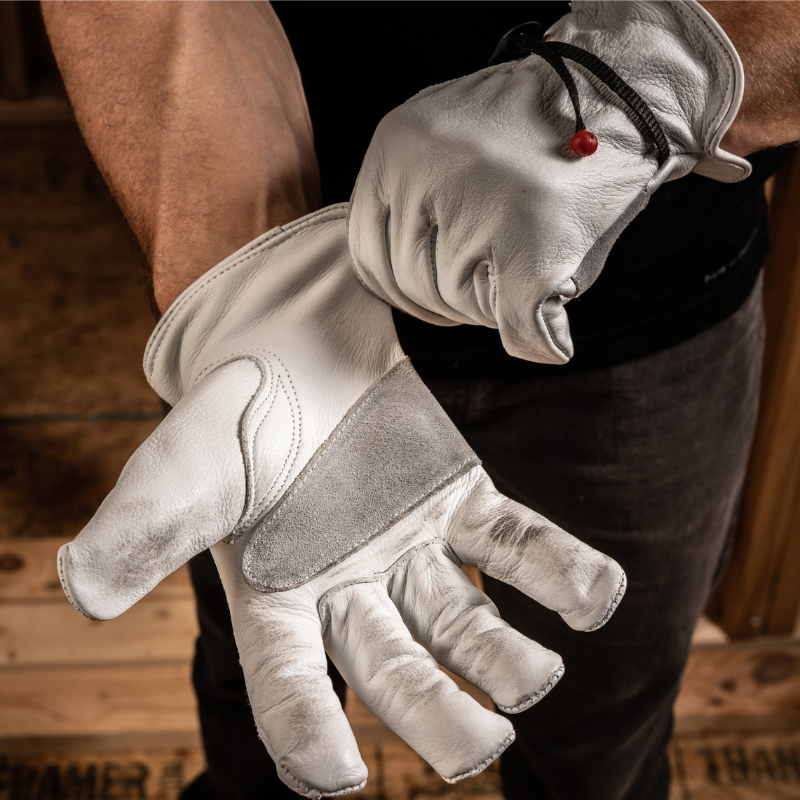 Illustrative example of cowhide gloves from Google Search