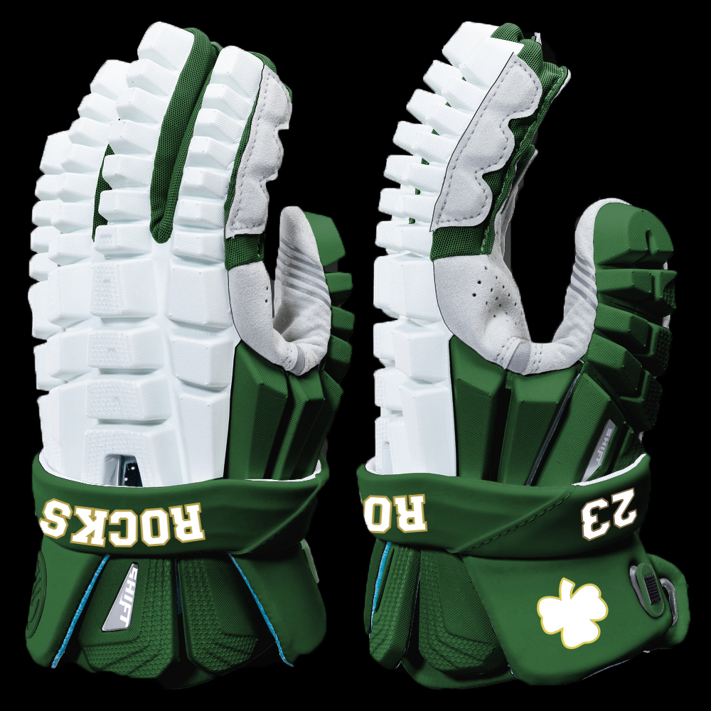 Illustrative example of custom lax gloves from Google Search