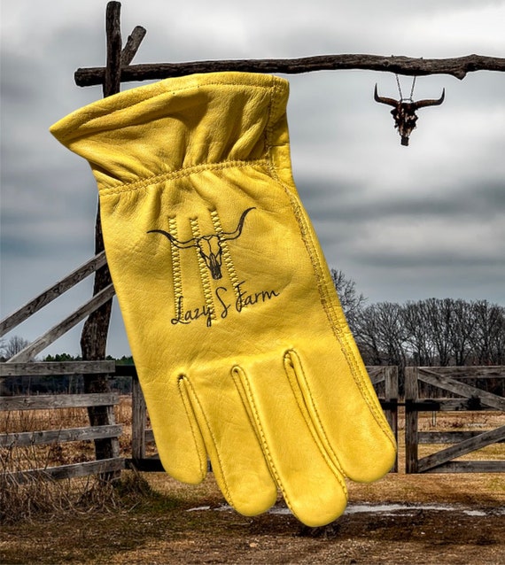 Illustrative example of custom work gloves from Google Search