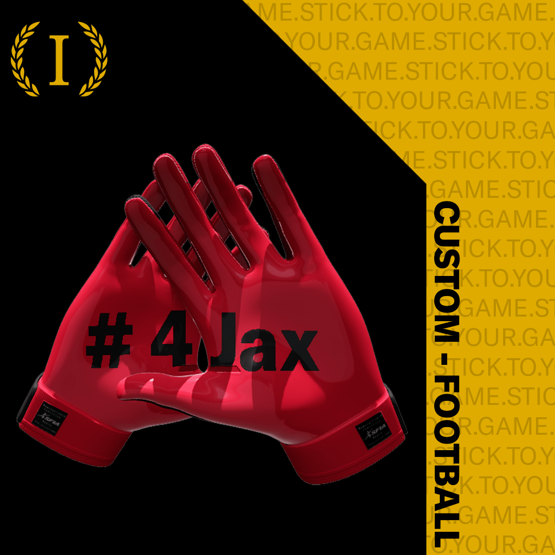 Illustrative example of customizable football gloves from Google Search