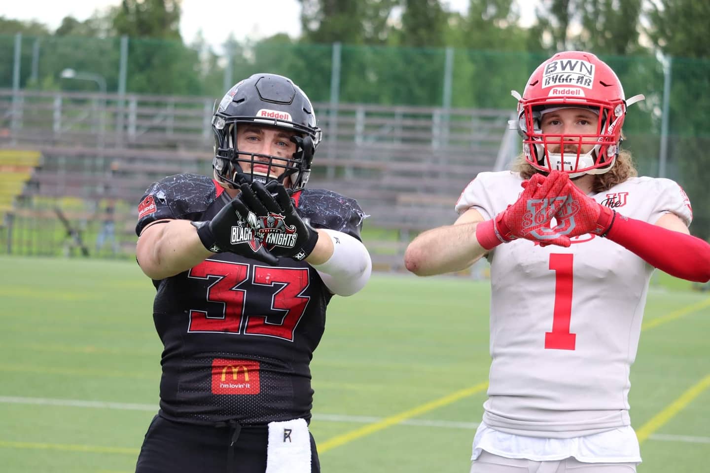 Illustrative example of customize football gloves from Google Search