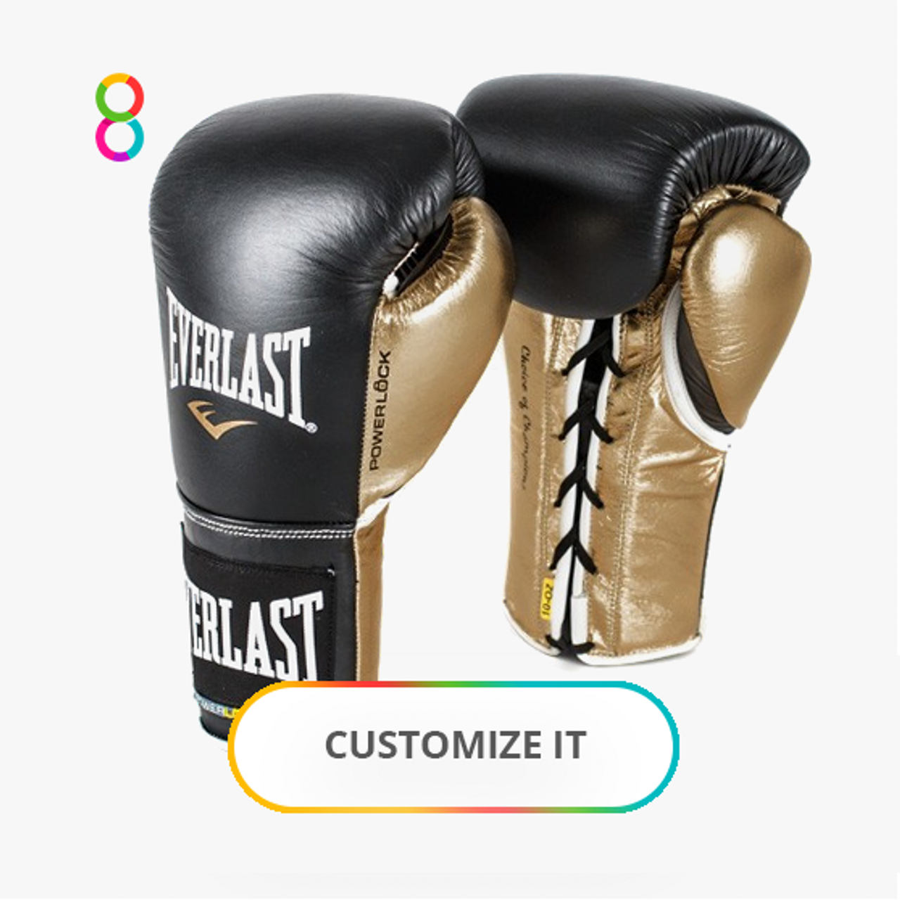 Illustrative example of customized boxing gloves from Google Search