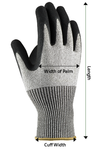 Illustrative example of cut glove from Google Search