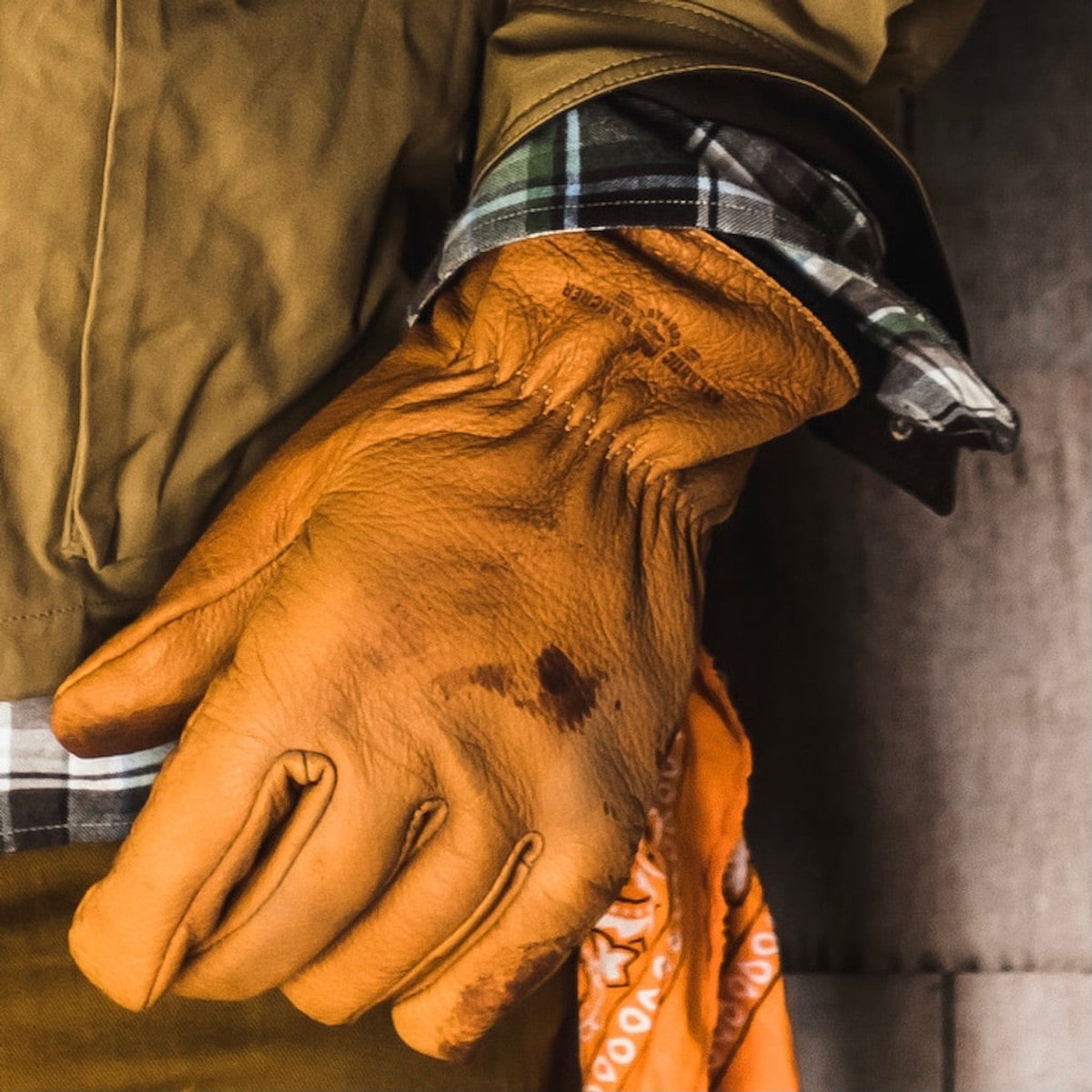 Illustrative example of deer skin gloves from Google Search