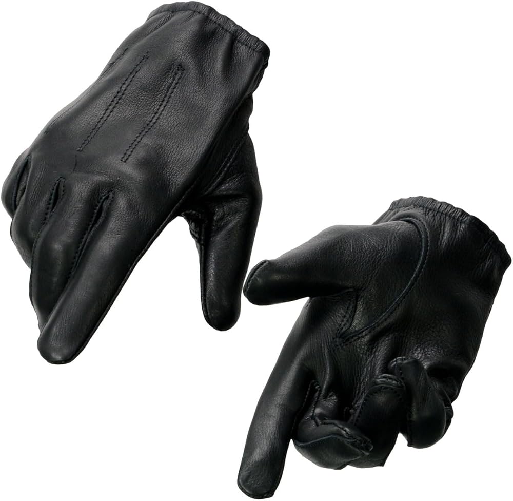 Illustrative example of deerskin leather motorcycle gloves from Google Search