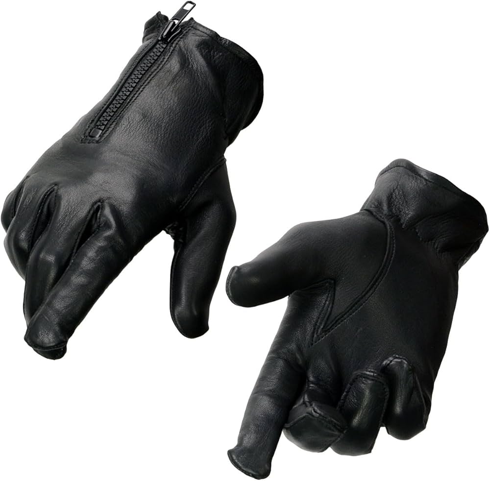 Illustrative example of deerskin motorcycle gloves from Google Search