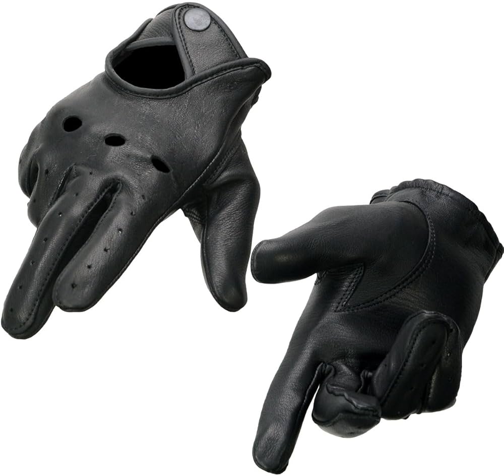 Illustrative example of deerskin motorcycle gloves from Google Search