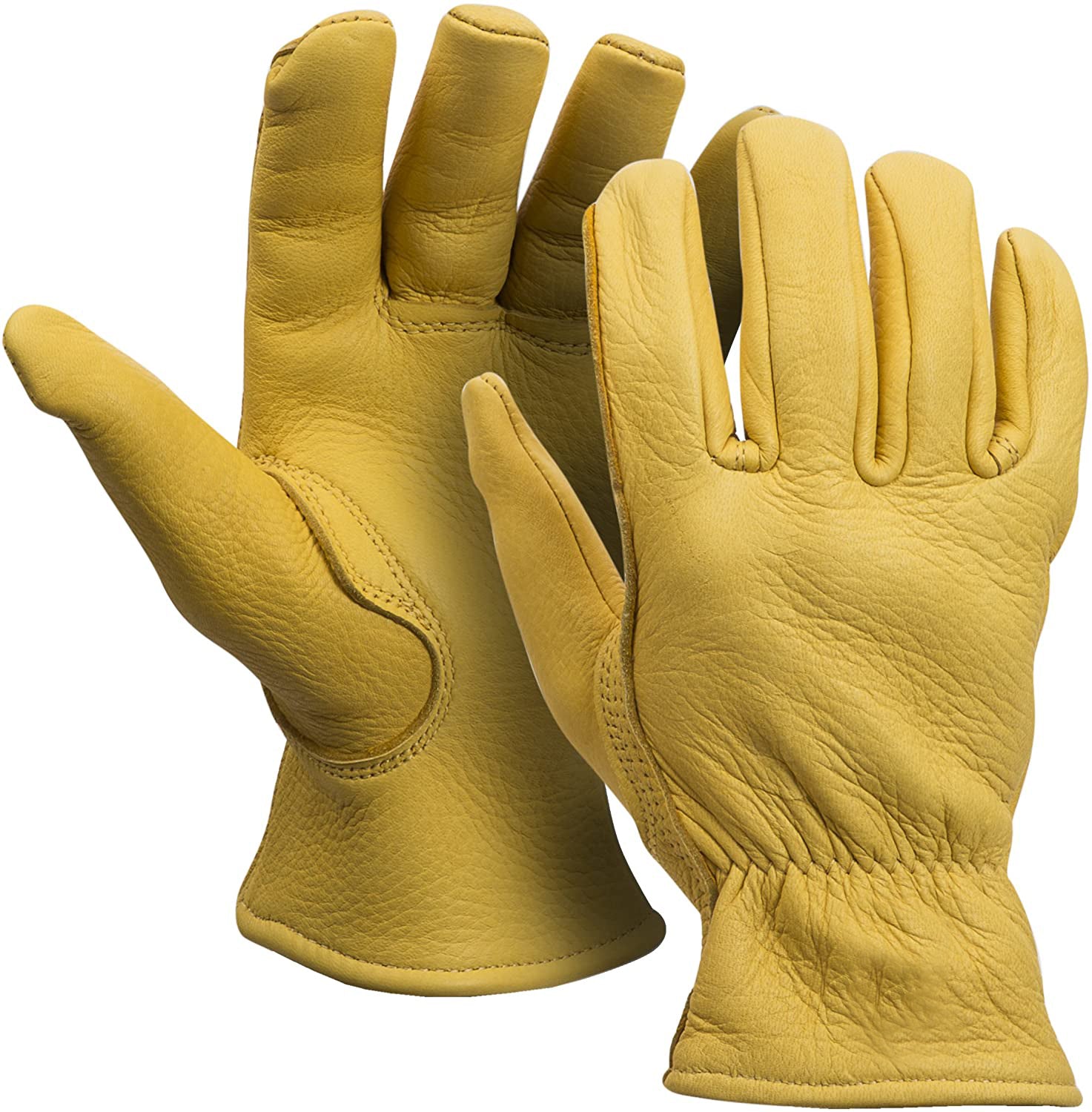 Illustrative example of deerskin work gloves from Google Search
