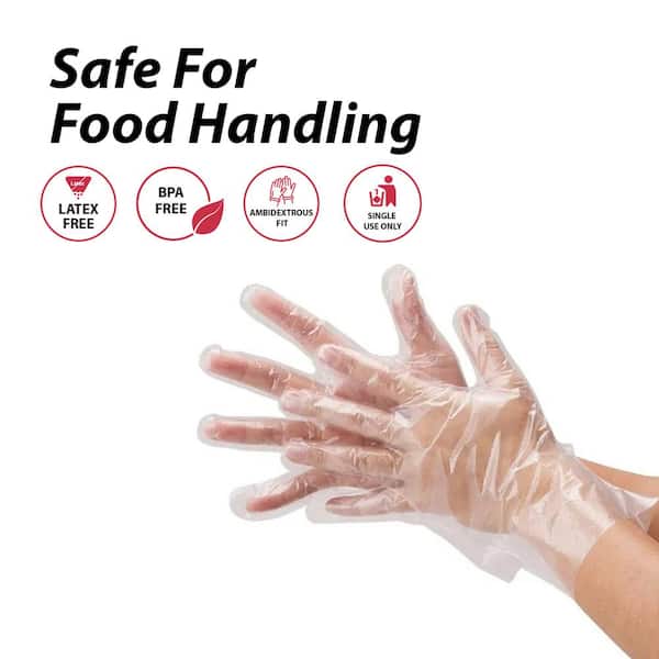 Illustrative example of disposable gloves for cooking from Google Search