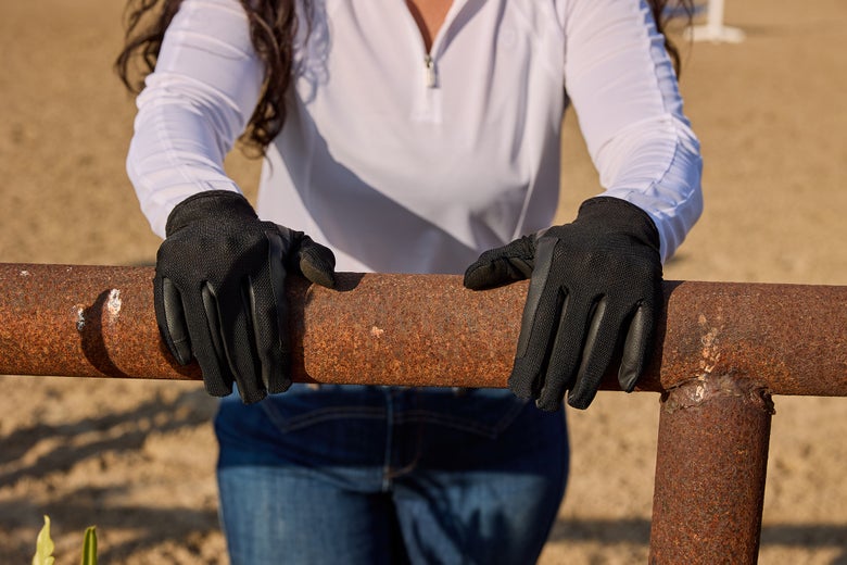 Illustrative example of equine riding gloves from Google Search