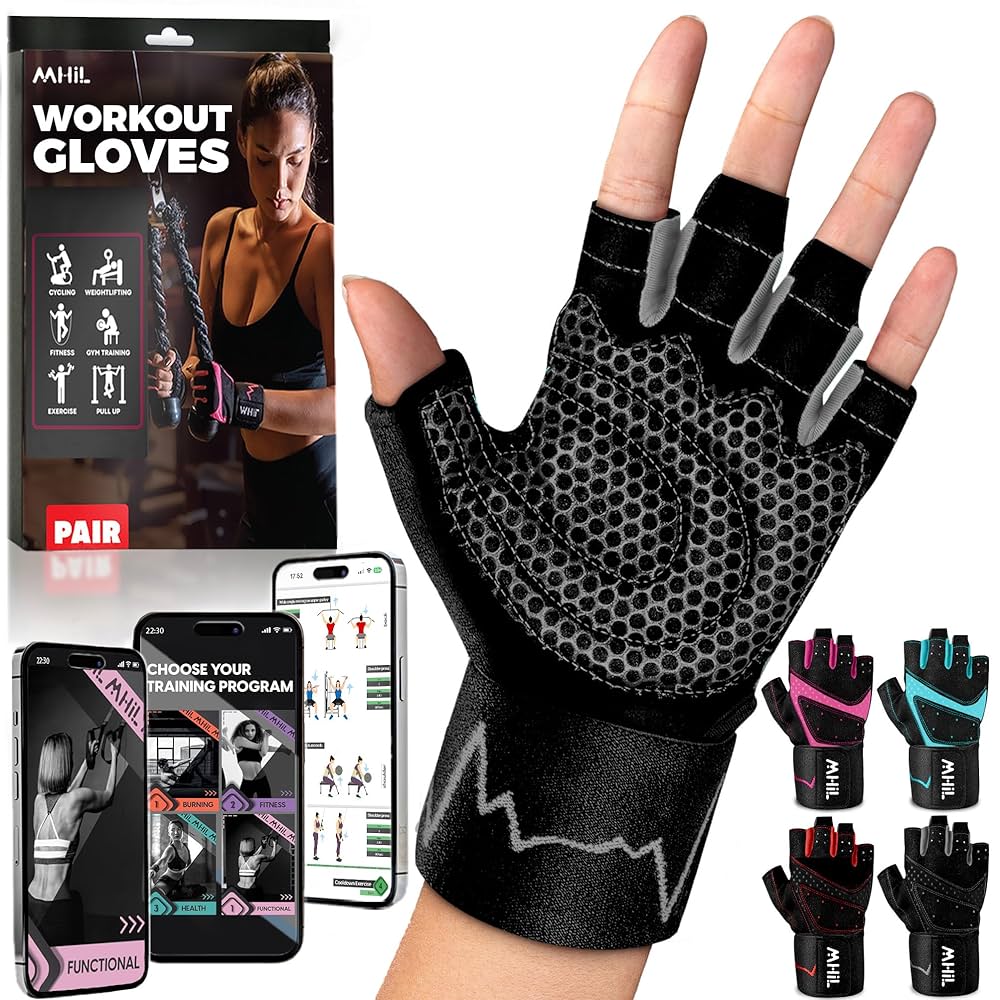 Illustrative example of female weight lifting gloves from Google Search