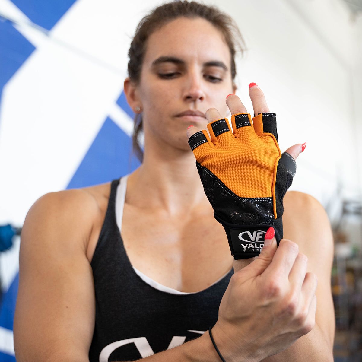 Illustrative example of female weight lifting gloves from Google Search