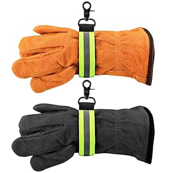 Illustrative example of firefighter glove strap from Google Search