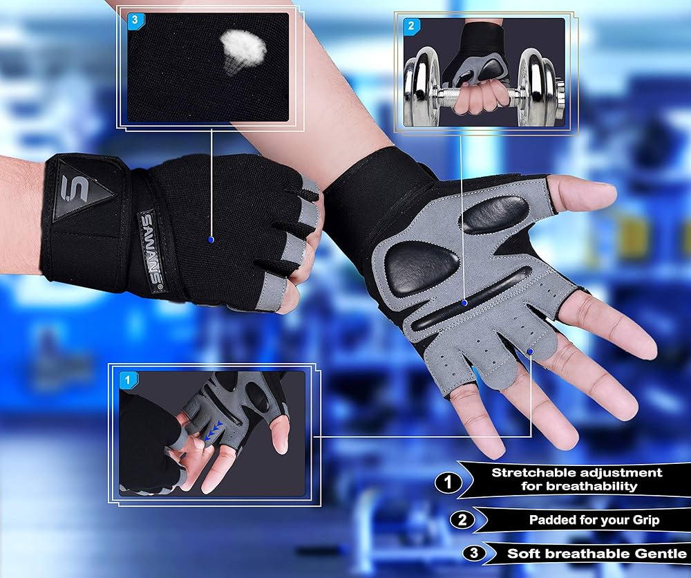 Illustrative example of fitness training gloves from Google Search