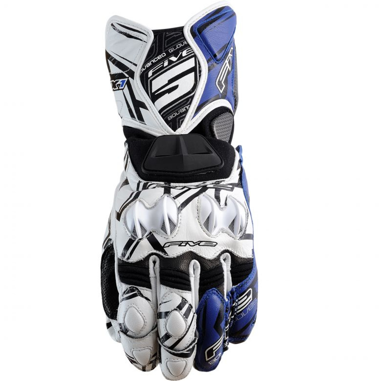 Illustrative example of five motorcycle gloves from Google Search