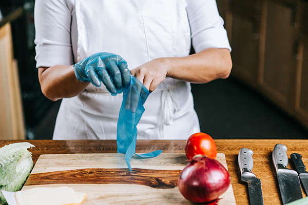 Illustrative example of food handler gloves from Google Search
