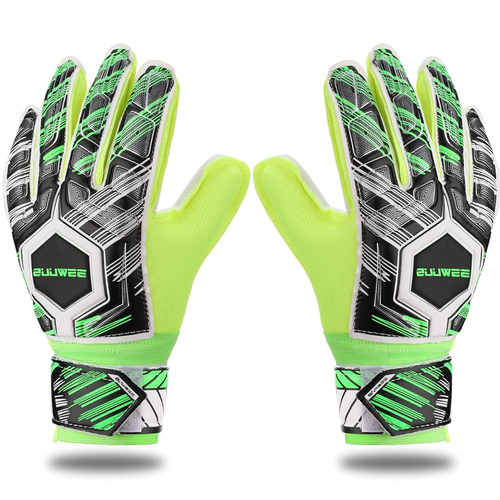 Illustrative example of football goalie gloves youth from Google Search