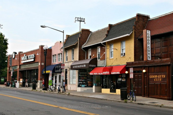 Illustrative example of glover park neighborhood from Google Search