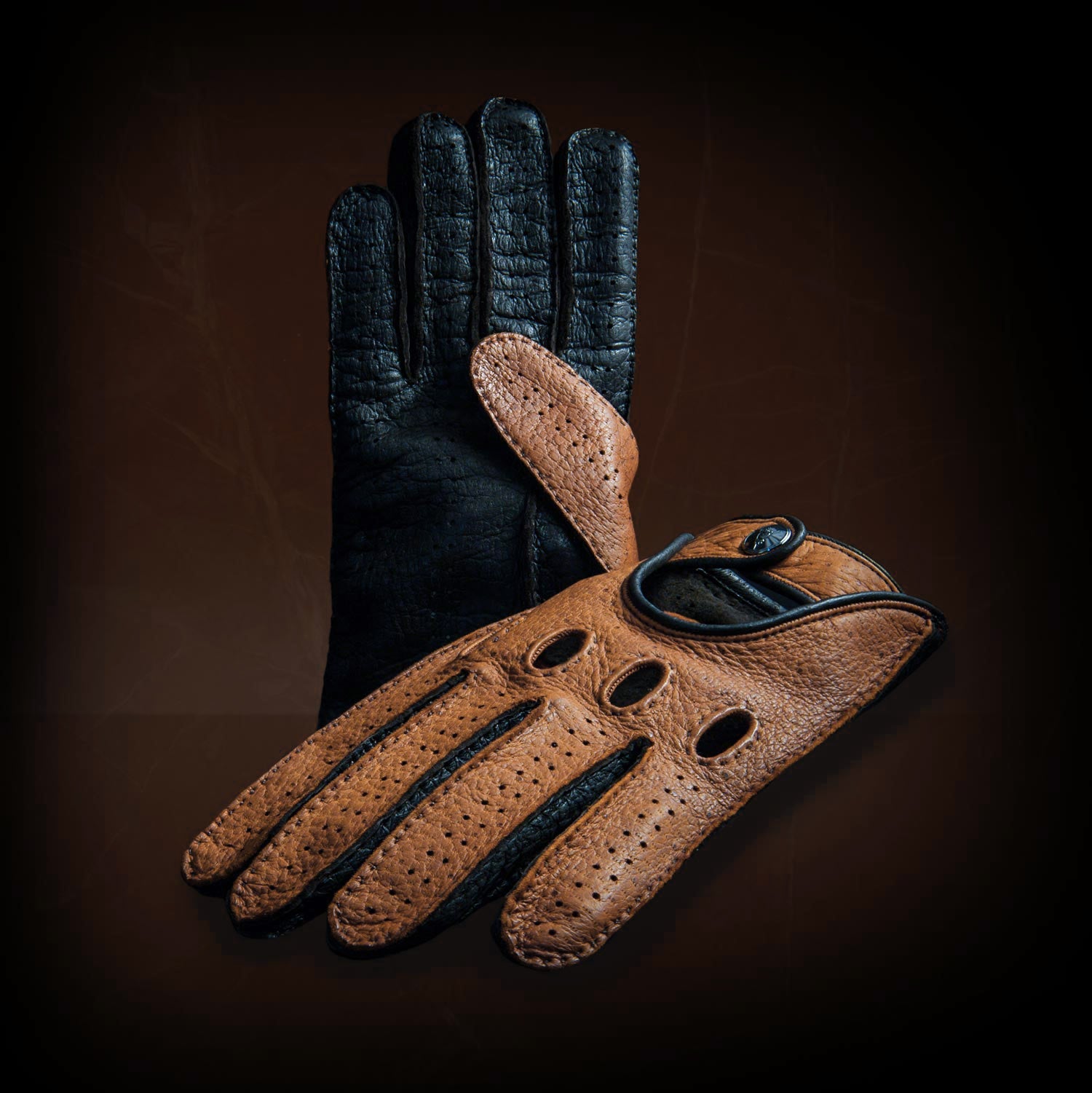 Illustrative example of gloves driving leather from Google Search