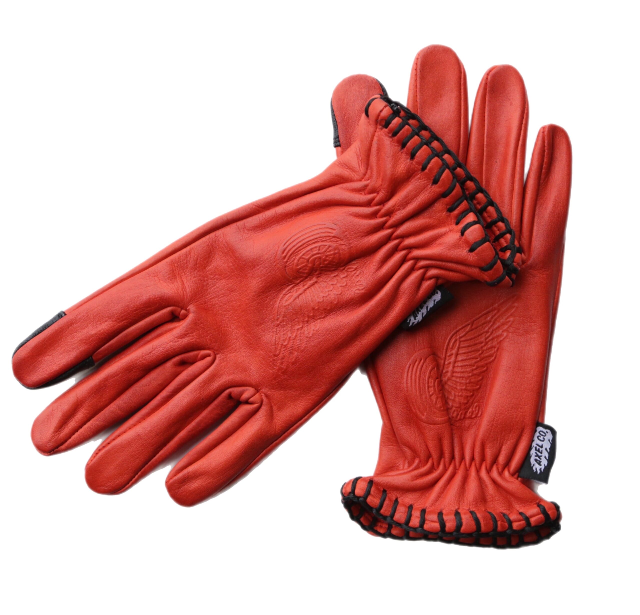 Illustrative example of gloves red leather from Google Search