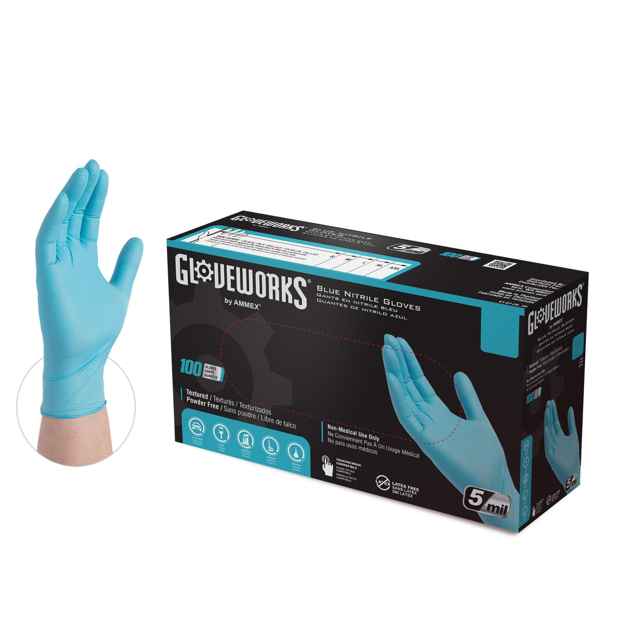 Illustrative example of gloveworks nitrile gloves from Google Search
